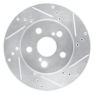 DFC® - Premium Drilled and Slotted Front Passenger Side Brake Rotor