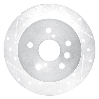 DFC® - Premium Drilled and Slotted Rear Driver Side Brake Rotor