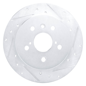 DFC® - Premium Drilled and Slotted Rear Passenger Side Brake Rotor