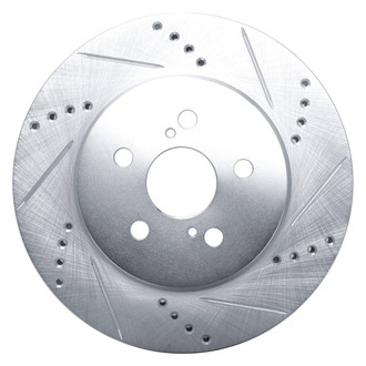 DFC® - Premium Drilled and Slotted Front Passenger Side Brake Rotor