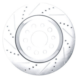 DFC® - Premium Drilled and Slotted Rear Driver Side Brake Rotor