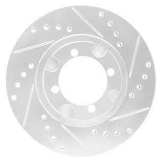 DFC® - Premium Drilled and Slotted Front Passenger Side Brake Rotor