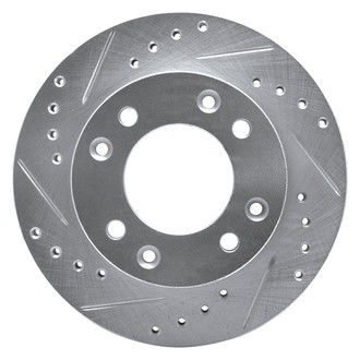 DFC® - Premium Drilled and Slotted Front Driver Side Brake Rotor