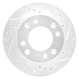 DFC® - Premium Drilled and Slotted Front Passenger Side Brake Rotor