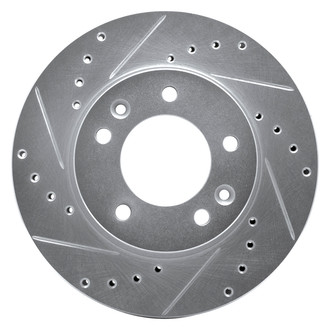 DFC® - Premium Drilled and Slotted Front Driver Side Brake Rotor