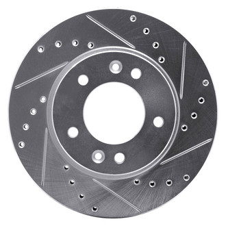 DFC® - Premium Drilled and Slotted Front Passenger Side Brake Rotor