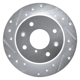DFC® - Premium Drilled and Slotted Rear Driver Side Brake Rotor