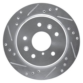 DFC® - Premium Drilled and Slotted Rear Driver Side Brake Rotor