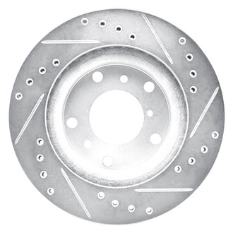 DFC® - Premium Drilled and Slotted Front Driver Side Brake Rotor