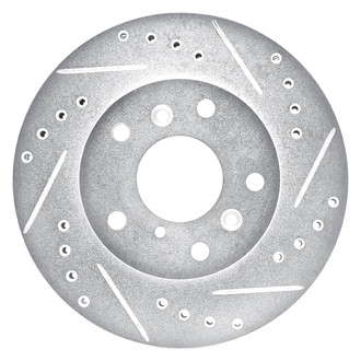 DFC® - Premium Drilled and Slotted Front Passenger Side Brake Rotor