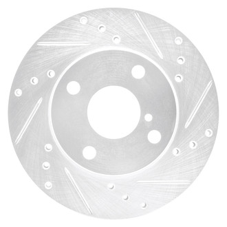 DFC® - Premium Drilled and Slotted Front Passenger Side Brake Rotor