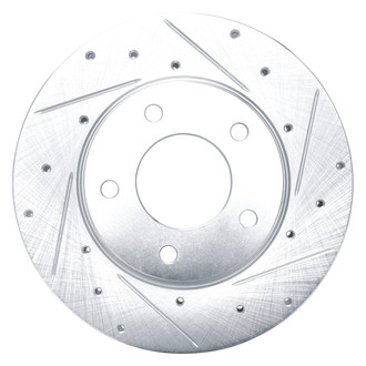 DFC® - Premium Drilled and Slotted Front Passenger Side Brake Rotor