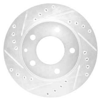 DFC® - Premium Drilled and Slotted Front Driver Side Brake Rotor