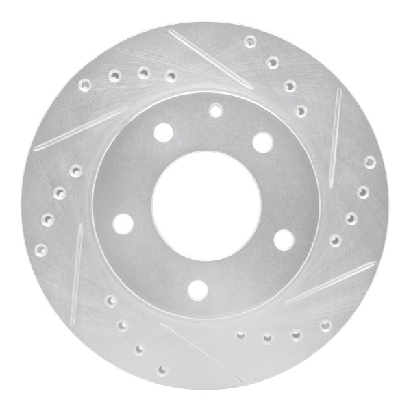 DFC® - Premium Drilled and Slotted Front Brake Rotor