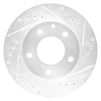 DFC® - Premium Drilled and Slotted Front Passenger Side Brake Rotor