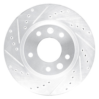 DFC® - Premium Drilled and Slotted Front Driver Side Brake Rotor