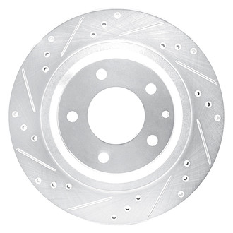 DFC® - Premium Drilled and Slotted Rear Driver Side Brake Rotor