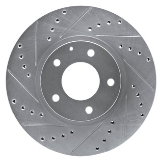 DFC® - Premium Drilled and Slotted Front Driver Side Brake Rotor