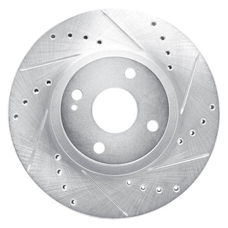 DFC® - Premium Drilled and Slotted Front Passenger Side Brake Rotor
