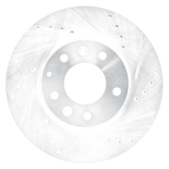 DFC® - Premium Drilled and Slotted Front Passenger Side Brake Rotor