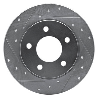 DFC® - Premium Drilled and Slotted Rear Driver Side Brake Rotor