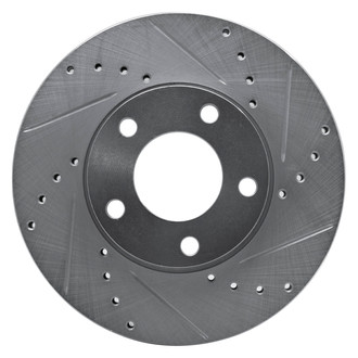 DFC® - Premium Drilled and Slotted Front Passenger Side Brake Rotor