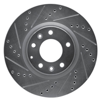 DFC® - Premium Drilled and Slotted Front Driver Side Brake Rotor