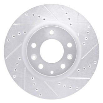DFC® - Premium Drilled and Slotted Front Passenger Side Brake Rotor