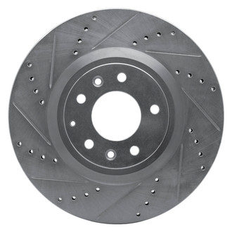 DFC® - Premium Drilled and Slotted Front Driver Side Brake Rotor