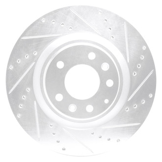 DFC® - Premium Drilled and Slotted Front Passenger Side Brake Rotor