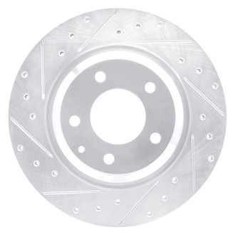 DFC® - Premium Drilled and Slotted Rear Driver Side Brake Rotor