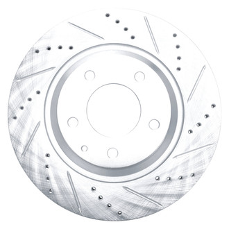 DFC® - Premium Drilled and Slotted Rear Passenger Side Brake Rotor