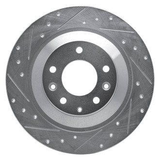 DFC® - Premium Drilled and Slotted Rear Driver Side Brake Rotor