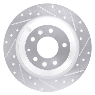 DFC® - Premium Drilled and Slotted Rear Passenger Side Brake Rotor