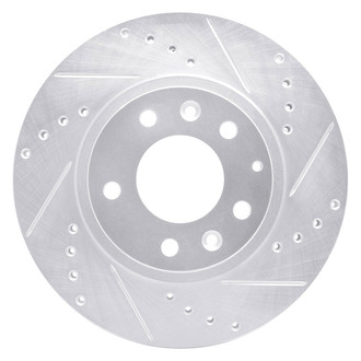 DFC® - Premium Drilled and Slotted Front Passenger Side Brake Rotor
