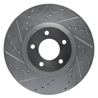 DFC® - Premium Drilled and Slotted Front Driver Side Brake Rotor