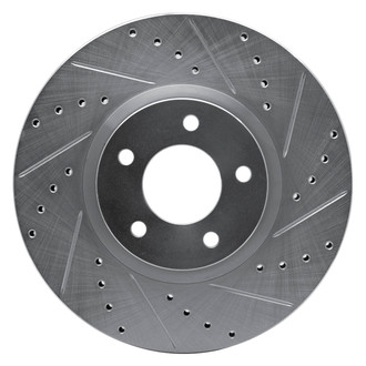 DFC® - Premium Drilled and Slotted Front Passenger Side Brake Rotor