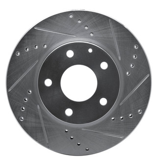 DFC® - Premium Drilled and Slotted Front Passenger Side Brake Rotor