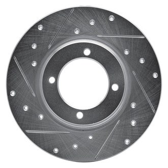 DFC® - Premium Drilled and Slotted Front Driver Side Brake Rotor