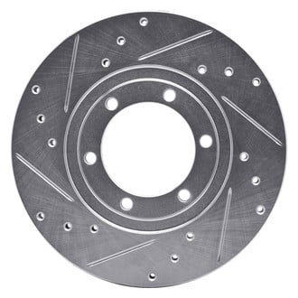 DFC® - Premium Drilled and Slotted Front Driver Side Brake Rotor