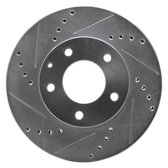 DFC® - Premium Drilled and Slotted Front Driver Side Brake Rotor