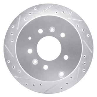 DFC® - Premium Drilled and Slotted Rear Driver Side Brake Rotor