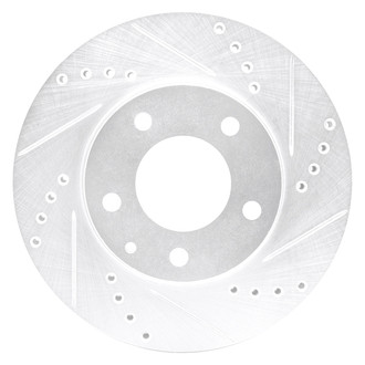 DFC® - Premium Drilled and Slotted Front Passenger Side Brake Rotor