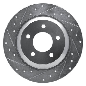 DFC® - Premium Drilled and Slotted Rear Driver Side Brake Rotor