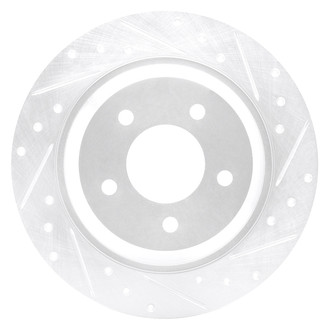 DFC® - Premium Drilled and Slotted Rear Passenger Side Brake Rotor