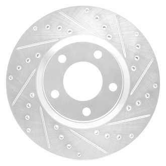 DFC® - Premium Drilled and Slotted Front Passenger Side Brake Rotor