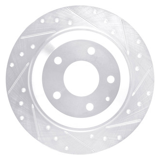 DFC® - Premium Drilled and Slotted Rear Passenger Side Brake Rotor