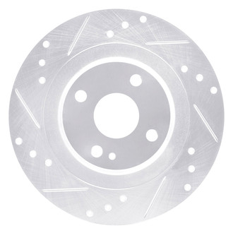 DFC® - Premium Drilled and Slotted Rear Driver Side Brake Rotor