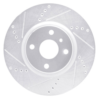 DFC® - Premium Drilled and Slotted Front Driver Side Brake Rotor