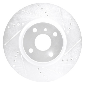 DFC® - Premium Drilled and Slotted Front Passenger Side Brake Rotor